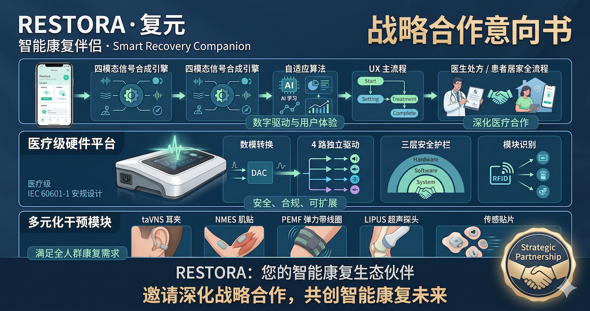 RESTORA · 复元  Strategic Partnership Invitation · 战略合作意向书